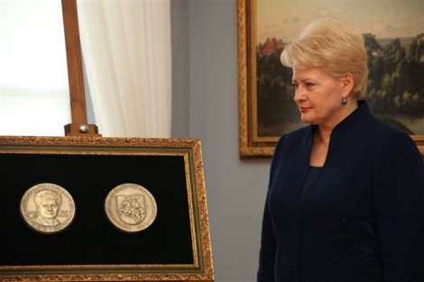 Даля Грибаускайте награждена медалью Цереры