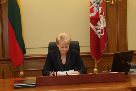 Президент Литовской Республики Даля Грибаускайте
