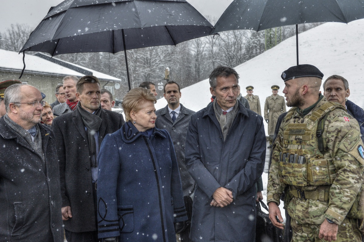 Президент Литовской Республики Даля Грибаускайте встретилась с новым Генеральным секретарем НАТО Йенсом Столтенбергом
